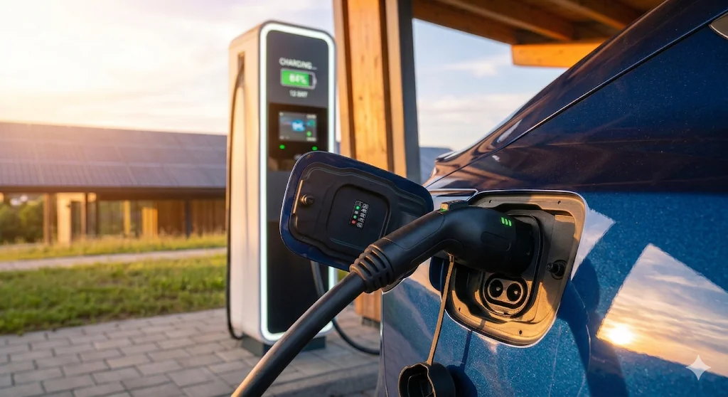 Borne de recharge électrique La Carene à Saint-Nazaire