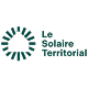 Logo Le Solaire Territorial avec un triangle stylisé de rayons solaires verts.