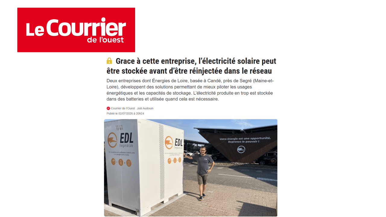 David Leroueil, cofondateur et directeur général d’Énergies de Loire, entreprise basée à Candé et La Baule. | CO - JOËL AUDOUIN