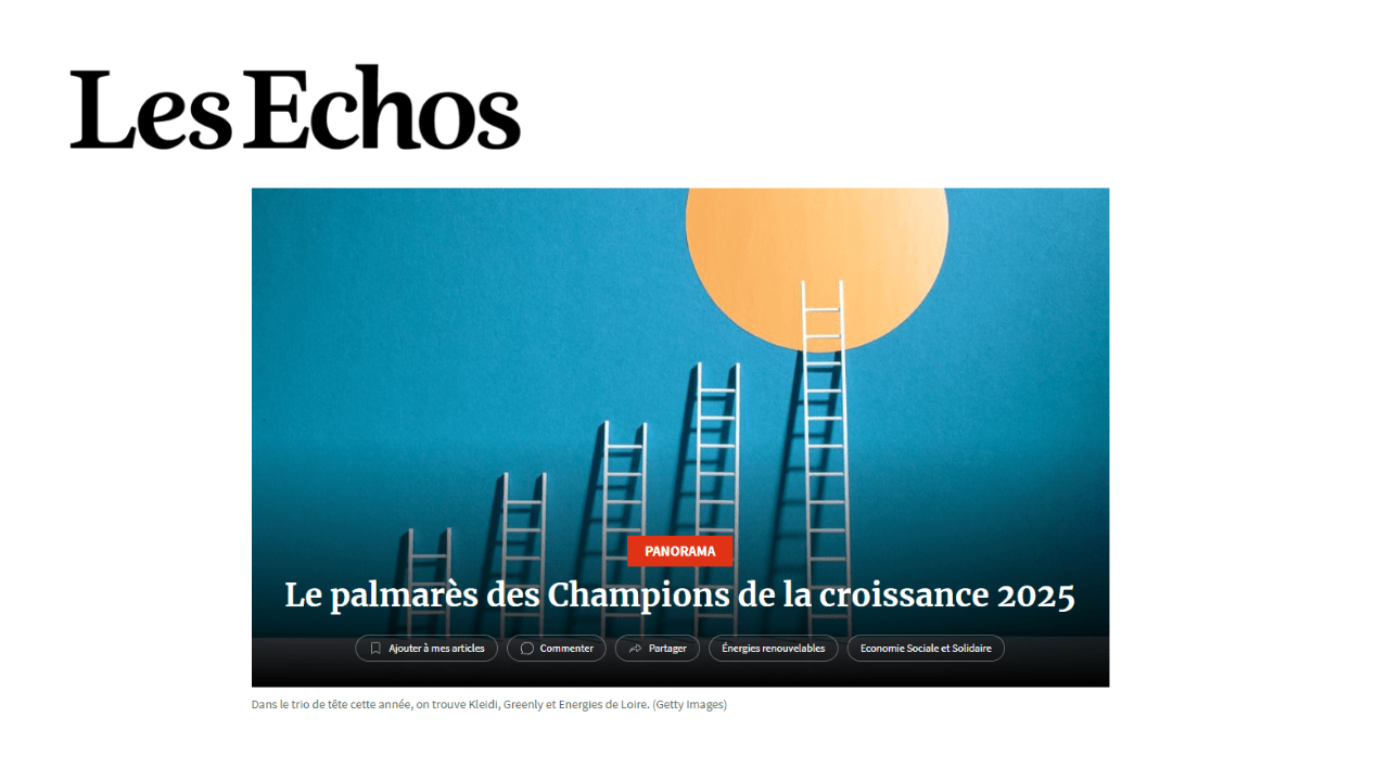 Ancrée sur son territoire, Energies de Loire (EDL) se hisse à la troisième place du podium grâce au dynamisme du secteur photovoltaïque.
Bouton
