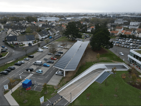 Parking solaire Crédit Agricole Atlantique Vendée