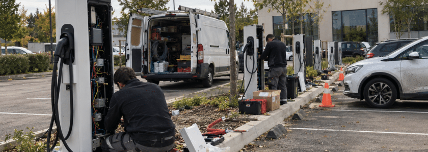 Installation borne de recharge entreprise : les étapes d’un projet réussi
