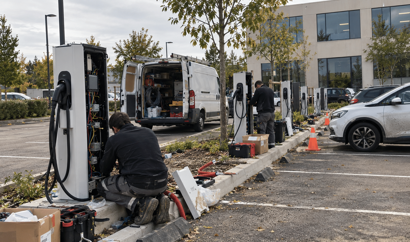 Installation borne de recharge entreprise : les étapes d’un projet réussi